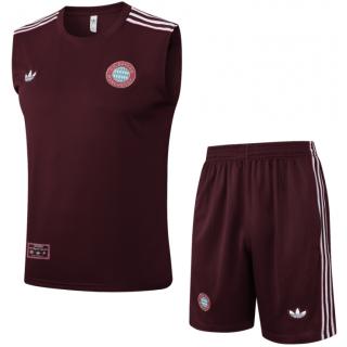 Chaleco+bermudas Bayern Munich 2025/26-Retro Red